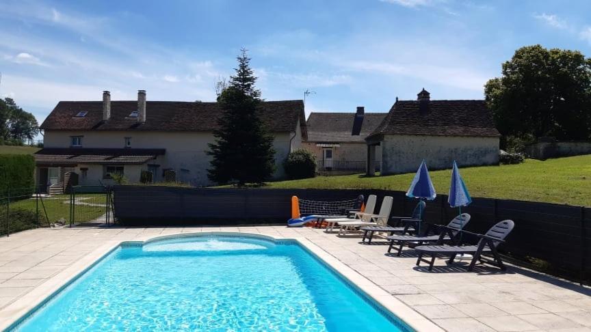 Gites Le Clos De Lamie Avec 2 Piscines Privees Fossemagne Dış mekan fotoğraf